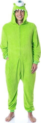 Disney Monsters Inc البالغين Mike Wazowski Kigurumi Costume Union Suit Pajama (L/XL) Green in Saudi Arabia