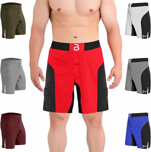 2BOLD MMA Shorts Men’s BJJ, Grappling, JIU-Jitsu, NO-GI Cross Training Muay Thai, Boxing, Gym Trunks in Saudi Arabia