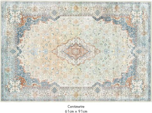 Pink Prug 3x5 لغرفة النوم ، سجادة منطقة قابلة للغسل لغرفة المعيشة غرفة الطعام مدخل ، سجادة بوهو غير قديمة للمطبخ ، ناعم منخفض كومة السجاد الأرضية الداخلية in Kuwait