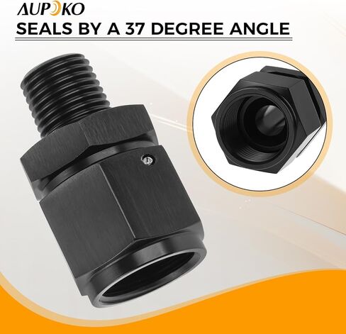 Aupoko 8AN Female to 1/2 NPT Male Swivel Fitting Aluminum, Automotive modification accessories in Kuwait