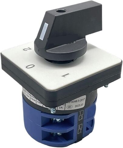 1PC LW26-32/2 3POISION ROTARY SWITCH 32A 2 POLES DELLEOVER CAM Universal Switch 1-0-2 Contact Silver in Saudi Arabia