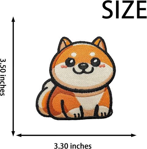 اكيتا الكلب التصحيح لأنماط الملابس مضحك التصحيح إصلاح يزين المطرزة للملابس خياطة على / الحديد على السترات حقائب الظهر قبعة محافظ، الملابس اللباس النسيج لملحقات DIY in Kuwait