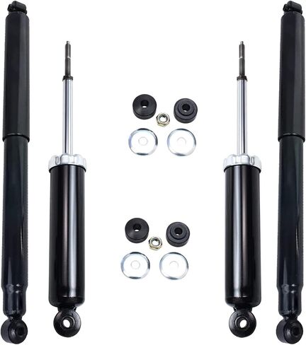 Detroit Axle - 4WD Shock Absorbers for 1997-2004 Dodge Dakota 1998-2003 Durango Complete Shock Absorber Assembly 1999 2000 2001 2002 Front and Rear Replacement in Saudi Arabia