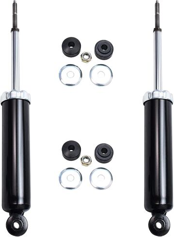 Detroit Axle - 4WD Shock Absorbers for 1997-2004 Dodge Dakota 1998-2003 Durango Complete Shock Absorber Assembly 1999 2000 2001 2002 Front and Rear Replacement in Saudi Arabia