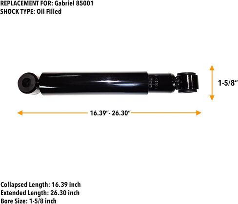 Torque 85001 امتصاص الصدمات لـ Kenworth T600 و T400 Mack CH و CL و Ford و Peterbilt يحل محل Gabriel 85001 ، Monroe 65102 ، Meritor M85001 (2 x TR85001) in Saudi Arabia