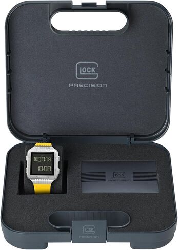 ساعة كوارتز للرجال Glock | 49.5x38.5mm case | Wristwatch مع حالة الصلب | مشاهدة الرجال مع Swiss Super-Luminovapointers ومؤشرات | GW-23 in Saudi Arabia