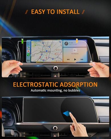 2025 Crown Signia Screen Protector for Toyota Crown 12.3" Touchscreen Cover Saver for 2023 2024 2025 Crown (XLE, Limited, Nightshade, Platinum), 2025 Crown Signia Accessories Tempered Glass in Kuwait