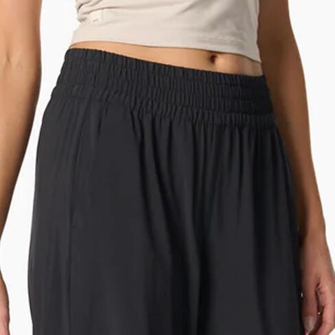 Womens Wide Leg Pants Summer Flowy Palazzo Casual High Waist Elastic Pants Beach Vacation Trousers with Pockets in Kuwait