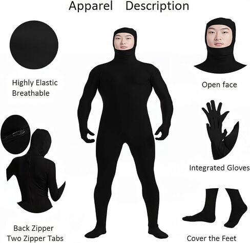 البالغين دنة الوجه المفتوح بدلة zentai in Saudi Arabia