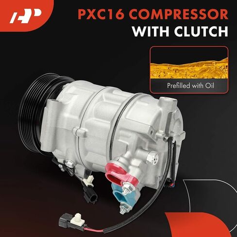 A-Premium Air Conditioner AC Compressor with Clutch Compatible with Volvo XC60 2015-2017 2019, XC90 2017-2022, S60 Cross Country 2017-2018, XC70 V60 Cross Country, S80, S90, V90 Cross Country, 2.0L in Saudi Arabia