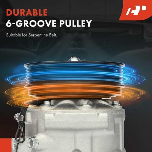 A-Premium Air Conditioner AC Compressor with Clutch Compatible with Volvo XC60 2015-2017 2019, XC90 2017-2022, S60 Cross Country 2017-2018, XC70 V60 Cross Country, S80, S90, V90 Cross Country, 2.0L in Saudi Arabia