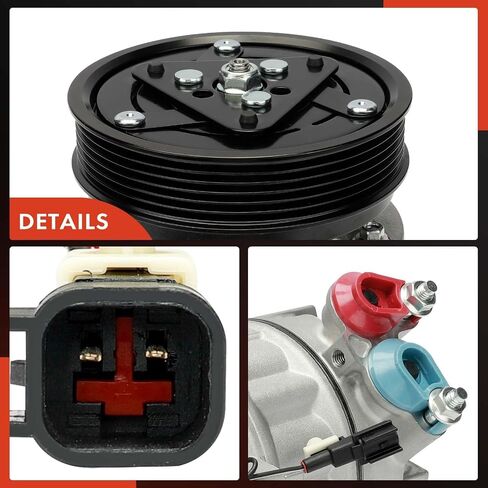 A-Premium Air Conditioner AC Compressor with Clutch Compatible with Volvo XC60 2015-2017 2019, XC90 2017-2022, S60 Cross Country 2017-2018, XC70 V60 Cross Country, S80, S90, V90 Cross Country, 2.0L in Saudi Arabia