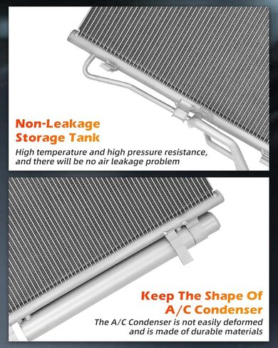 OCPTY Aluminum A/C Condenser Replacement Fit for 2011-2014 for Hyundai Sonata 2.0L 2011-2015 for Kia Optima 2.0L in Saudi Arabia