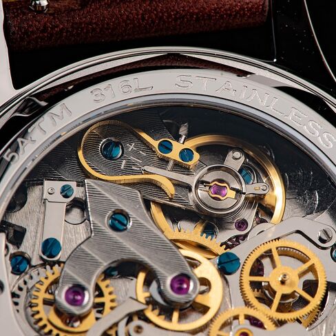 Sugess S387.01.Z Teal Blue Eyes Swan Neck X Case Back Chrono Mens Watch Seagull 1963 in Saudi Arabia