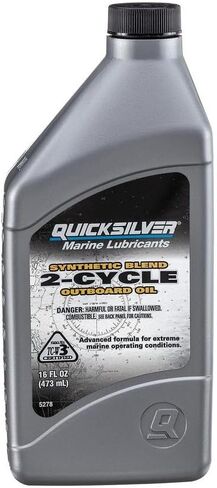 Quicksilver 858030Q01 Premium Plus TC -W3 زيت خارجي من الدورة -مزيج اصطناعي -16 أونصة in Saudi Arabia
