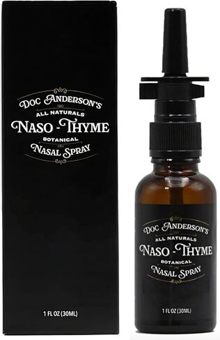 Doc Anderson's Botanical Nasal Spray – Natural Congestion Relief with Aloe & Thyme for Clearer Breathing, Combat Irritants, and Moisturizes. Made in USA - 2 Pack in Saudi Arabia