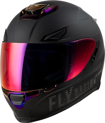 Fly Racing 73-8429M Sentinel Recon Helmet Matte Black/Purple Chrome Md in Saudi Arabia