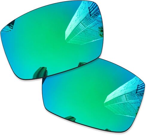 Ploarized Replacement Lenses for Oakley Crankshaft OO9239 Sunglasses - Black + Ice Blue in Saudi Arabia