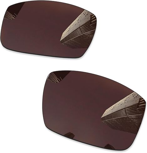 Ploarized Replacement Lenses for Oakley Crankshaft OO9239 Sunglasses - Black + Ice Blue in Saudi Arabia