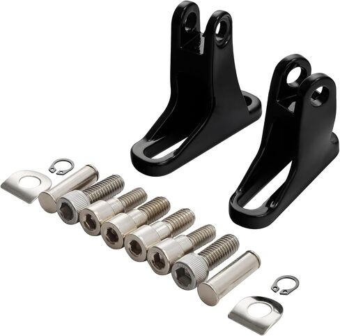 Green-L Rear Footrest Passenger Footpeg with Bracket Mounts Fit for Harley Touring Road King Street Glide Electra Glide Ultra 1993-2025 in Saudi Arabia