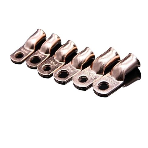 30-Piece SC Bare Copper Connector Battery Crimp Terminal Cable Lug Ring Connector 8 4 2 0/1 AWG in Kuwait