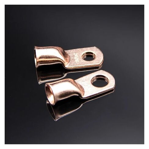 30-Piece SC Bare Copper Connector Battery Crimp Terminal Cable Lug Ring Connector 8 4 2 0/1 AWG in Kuwait