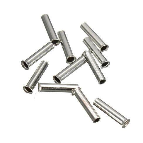 100pcs Uninsulated Wire Connector Ferrule Cable Terminal Copper Bare Tinned Crimp Terminal 0.5mm2-16mm2 22-10 AWG (Size : 0.75mm2) in Kuwait