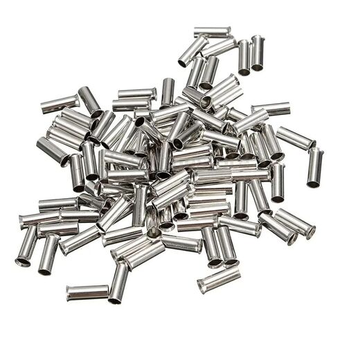 100pcs Uninsulated Wire Connector Ferrule Cable Terminal Copper Bare Tinned Crimp Terminal 0.5mm2-16mm2 22-10 AWG (Size : 0.75mm2) in Kuwait