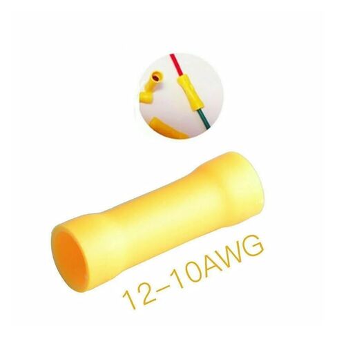 200 Pcs Direct Butt Wire Terminal Splicing Crimp Insulated Copper Cold Pressed Terminal Wire Connector BV1.25 BV2 BV5.5 in Kuwait