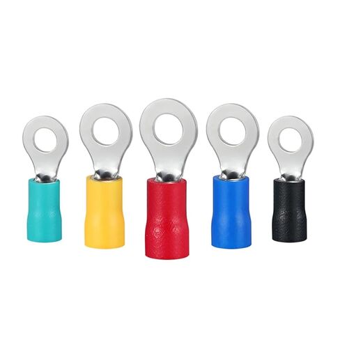 50 PCS RV Terminal Lug Wire Connector Insulated Cable Connector Ring Crimp Terminal RV1.25/2/5.5 22-10AWG 0.5-6mm2 (Color : RV2-6, Size : 50PCS) in Kuwait