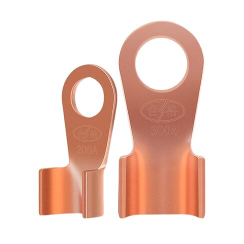 10 PCS Copper OT Terminals Uninsulated Wire Connectors Bare Cable Terminals Lugs Battery Ring Crimp Terminals 10-400A (Color : 10A, Size : 10pcs) in Kuwait