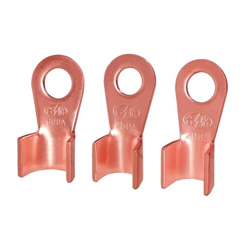 10 PCS Copper OT Terminals Uninsulated Wire Connectors Bare Cable Terminals Lugs Battery Ring Crimp Terminals 10-400A (Color : 10A, Size : 10pcs) in Kuwait