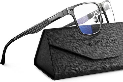 ANYLUV Reading Glasses for Men Blue Light Carbon Fiber Computer Blocking Reader Glasses Mens Blocker 2.75 Magnification in Saudi Arabia