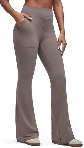 G4free Barefeel Flare Yoga Pants Women High Phected Bootcut leggings with gobicets dress work pant petit in Kuwait