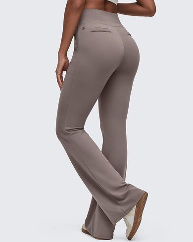 G4free Barefeel Flare Yoga Pants Women High Phected Bootcut leggings with gobicets dress work pant petit in Kuwait