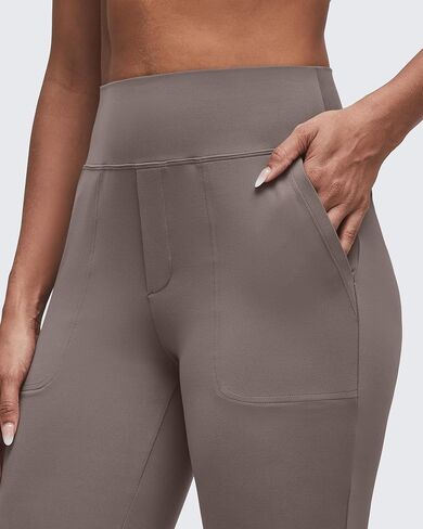 G4free Barefeel Flare Yoga Pants Women High Phected Bootcut leggings with gobicets dress work pant petit in Kuwait