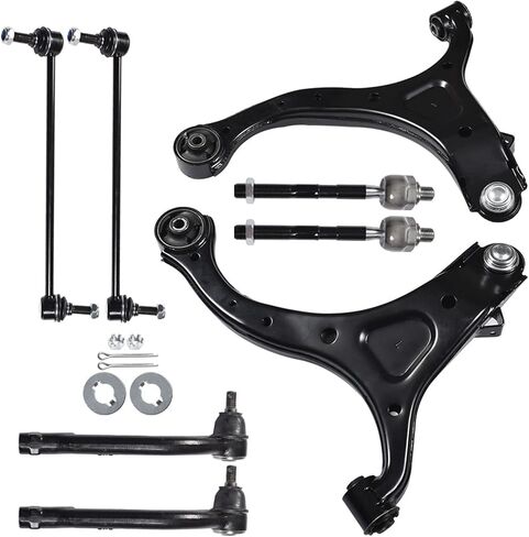 WFLNHB Front Suspension Lower Control Arm Ball Joint Sway Bar Link Tie Rod End Kit 8 Piece Set Replacement for Hyundai Santa Fe 2007-2012 Kia Sorento 2011-2013 in Saudi Arabia