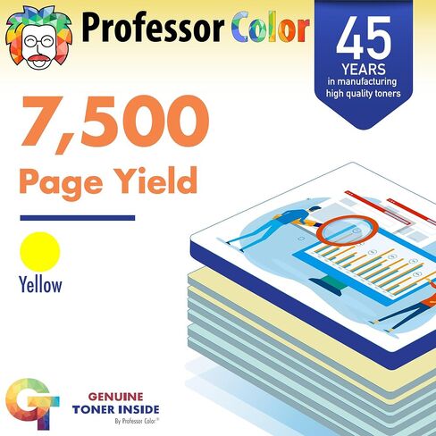 Professor Color Re-Coded OEM Toner Cartridge Replacement for Xerox WorkCentre 6655 | 106R02745 - High Yield Magenta (7,500 Pages) in Kuwait