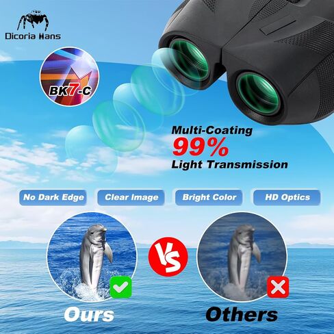 30X60 Small Binoculars Compact Adults,BK7-D Prism,Mini Kids Binoculars Boys for Bird Watching,Concert Theater Opera in Saudi Arabia