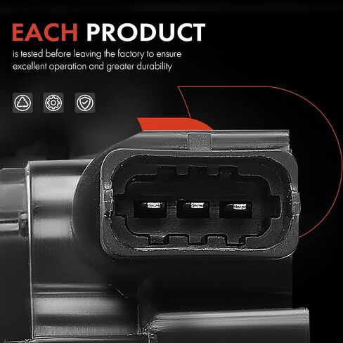 A-Premium Engine Ignition Coil Pack متوافقة مع Mercedes-Benz E430 E500 ، CL500 C43 C55 AMG ، G500 G55 AMG ، ML500 ML55 AMG ، R500 ، S430 S500 & More ، استبدل# 0001587303 ، UF-359 in Saudi Arabia