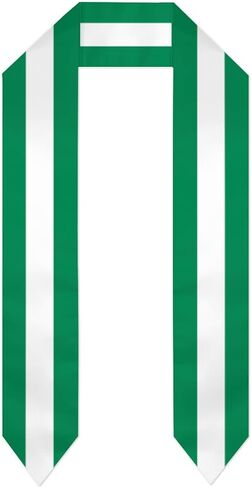 Flag Graduation Stoles for Men and Women, Graduation Shawl Sash for International Graduation's Day in Kuwait