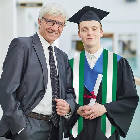 Flag Graduation Stoles for Men and Women, Graduation Shawl Sash for International Graduation's Day in Kuwait