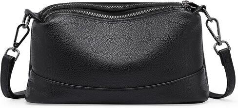 أكياس Gaekeao Crossbody للنساء صغيرات صليب الجسم حقيبة جلدية حقيقية حقيبة حقيبة مع حزام قابل للتعديل in Kuwait