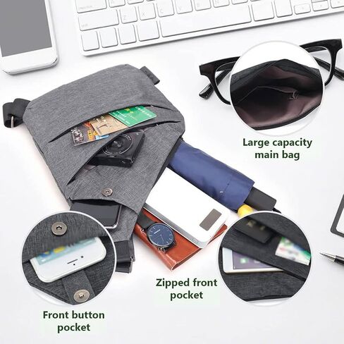 أكياس Crossbody المضادة للسرقة للنساء ، 2025 حقيبة سفر جديدة مضادة للسرقة ، وتصميم أكياس كتف مضاد للسرقة للسفر ، والرياضة (الأرجواني الفاتح-الكتف الأيمن) in Saudi Arabia