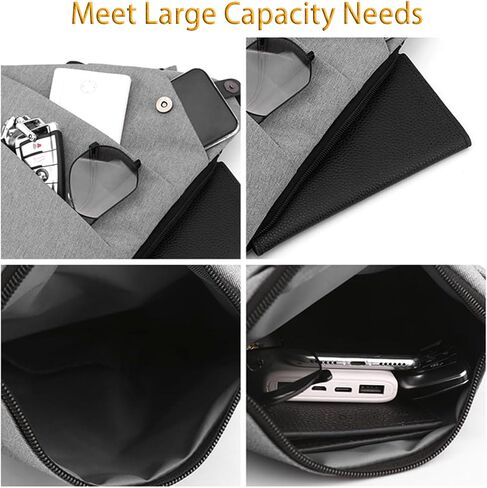 أكياس Crossbody المضادة للسرقة للنساء ، 2025 حقيبة سفر جديدة مضادة للسرقة ، وتصميم أكياس كتف مضاد للسرقة للسفر ، والرياضة (الأرجواني الفاتح-الكتف الأيمن) in Saudi Arabia