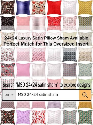 MSD 8 Pack Pillow INSERT 30x30 Hypoallergenic Square Form Square Squary Standard White Polyester Polyester Disorative Euro Throw Plows for Sofa Sed - Made in USA (مجموعة من 8) - قابلة للغسل وجافة in Saudi Arabia