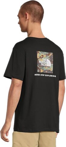The North Face Men's Evolution Box Camo Fill Tee Short | تي شيرت مع مجموعة في الأكمام in Kuwait