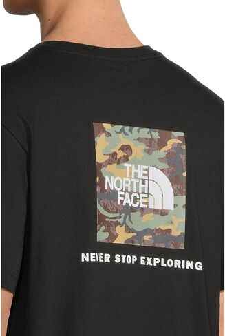The North Face Men's Evolution Box Camo Fill Tee Short | تي شيرت مع مجموعة في الأكمام in Kuwait