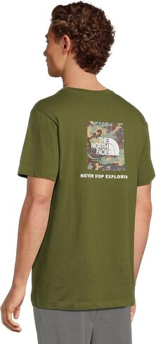 The North Face Men's Evolution Box Camo Fill Tee Short | تي شيرت مع مجموعة في الأكمام in Kuwait