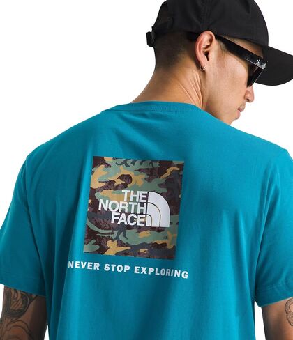 The North Face Men's Evolution Box Camo Fill Tee Short | تي شيرت مع مجموعة في الأكمام in Saudi Arabia